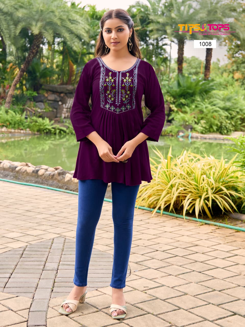 Tips And Tops Sana Vol 5 Rayon Kurti Catalog collection 4
