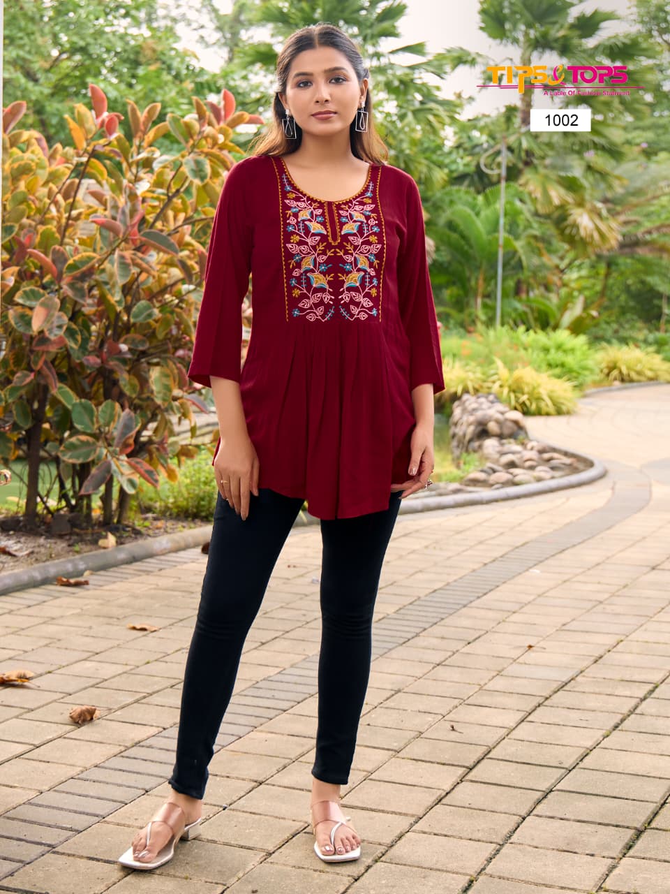 Tips And Tops Sana Vol 5 Rayon Kurti Catalog collection 3