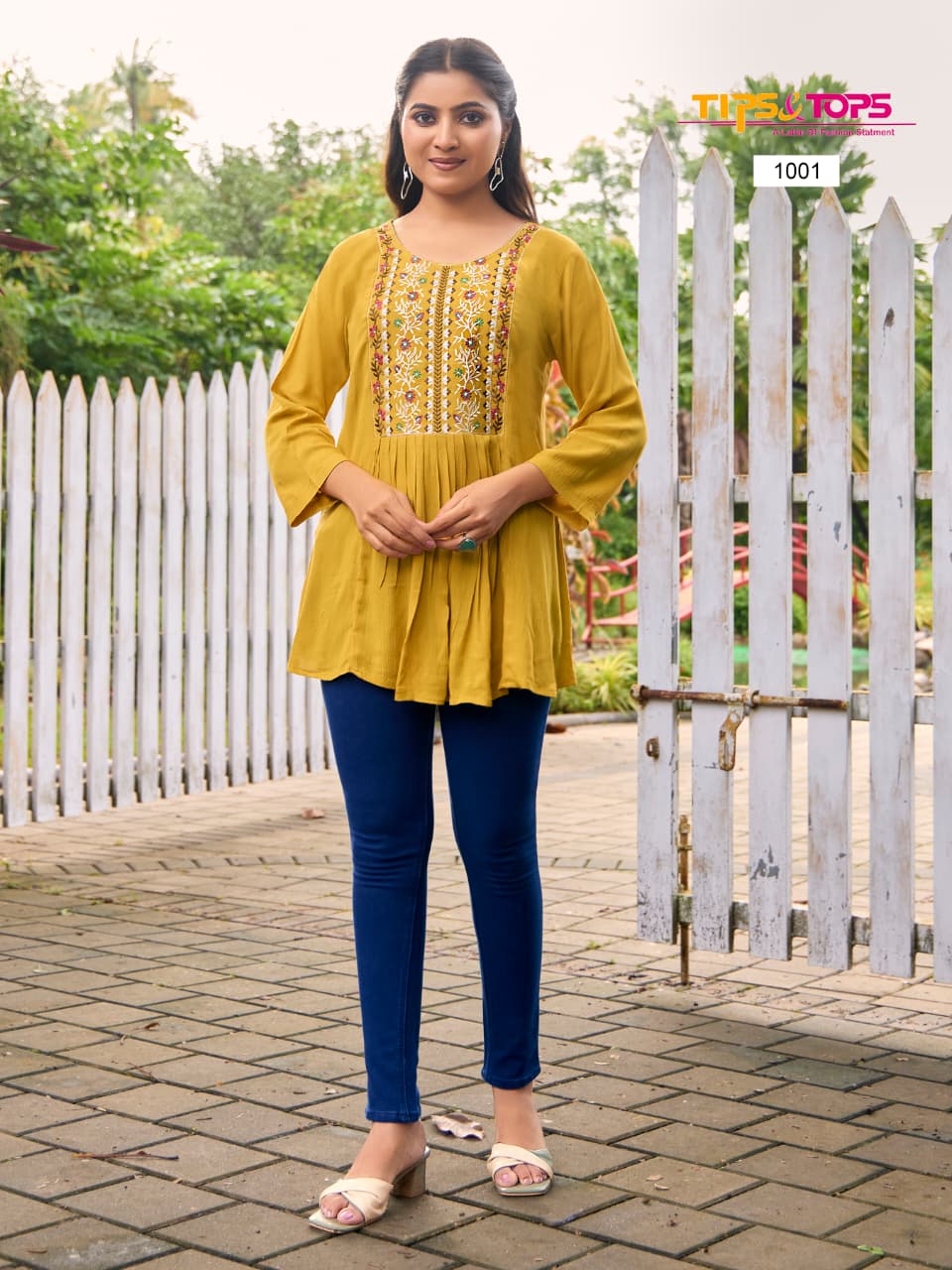 Tips And Tops Sana Vol 5 Rayon Kurti Catalog collection 9