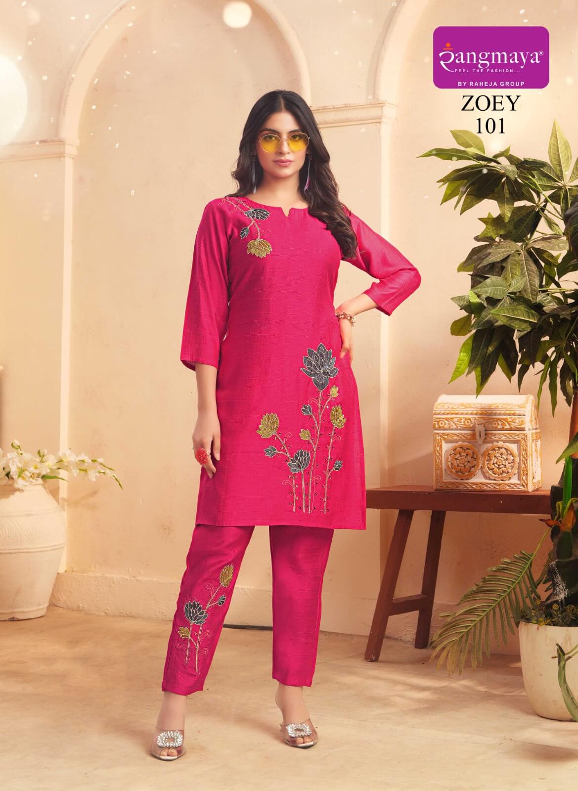 Rangmaya Zoey Kurtis With Bottom Catalog collection 10