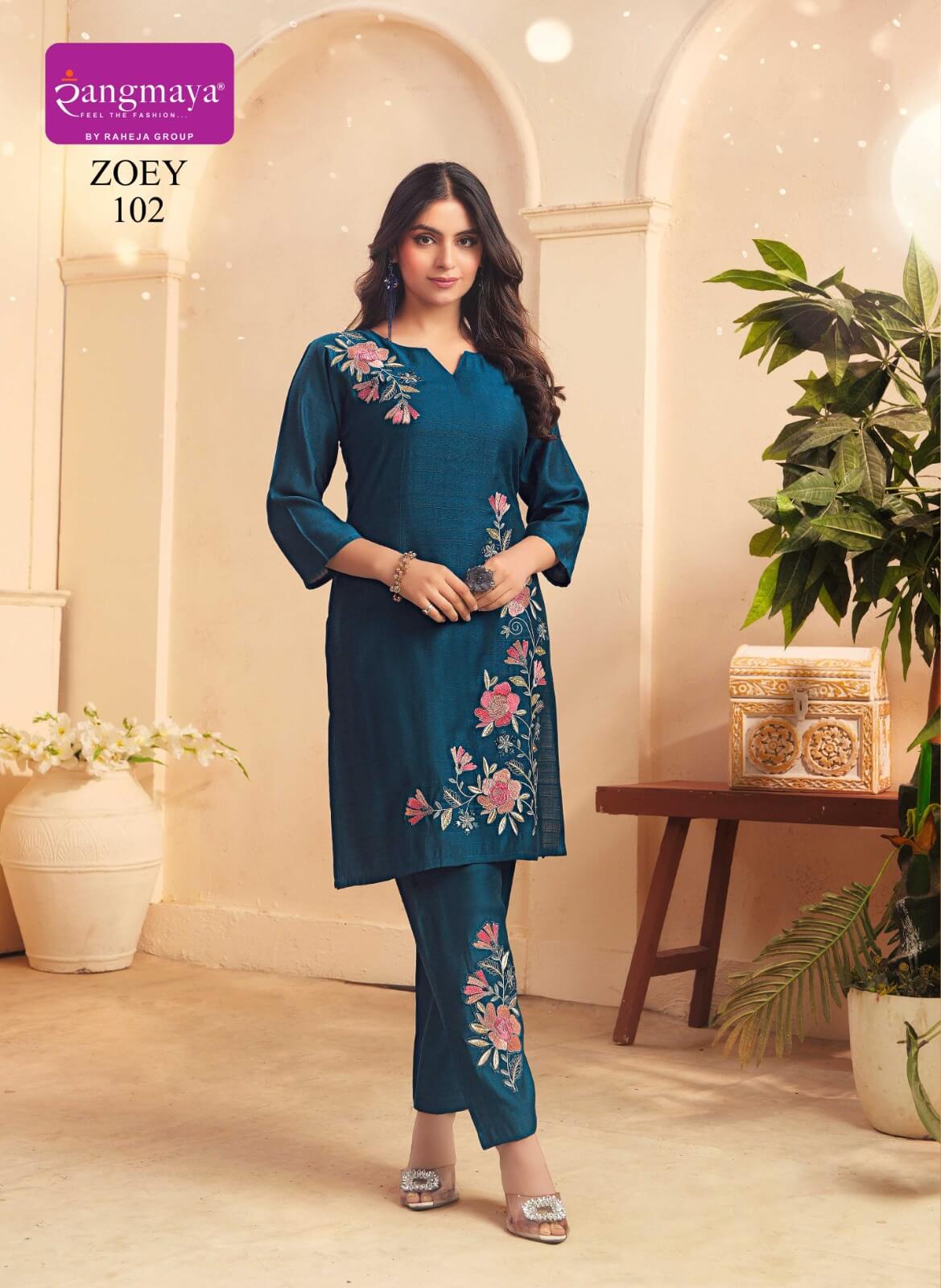 Rangmaya Zoey Kurtis With Bottom Catalog collection 9