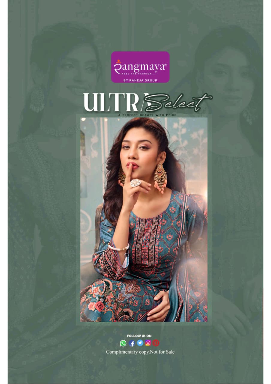 Rangmaya Ultra Select Printed Salwar Kameez Catalog collection 13