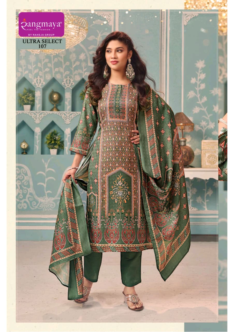 Rangmaya Ultra Select Printed Salwar Kameez Catalog collection 10