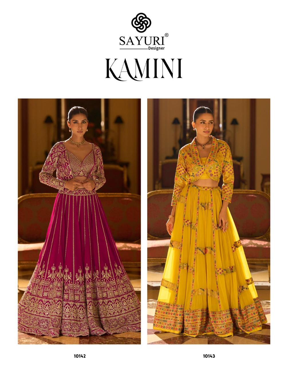 Sayuri Designer Kamini Wedding Party Salwar Suits Catalog collection 12