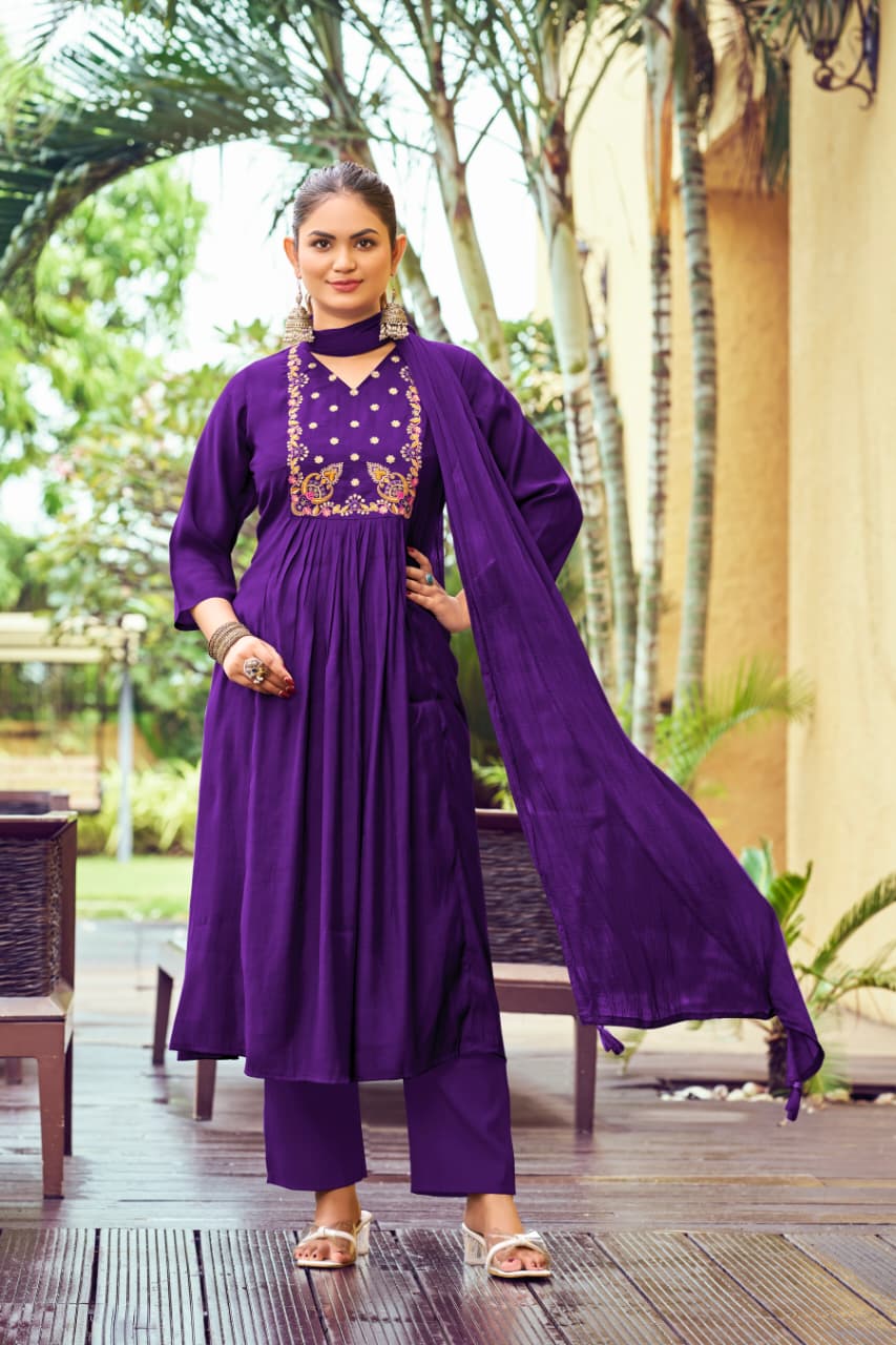 Ossm Gulmohar Embroidery Salwar Kameez Catalog collection 1
