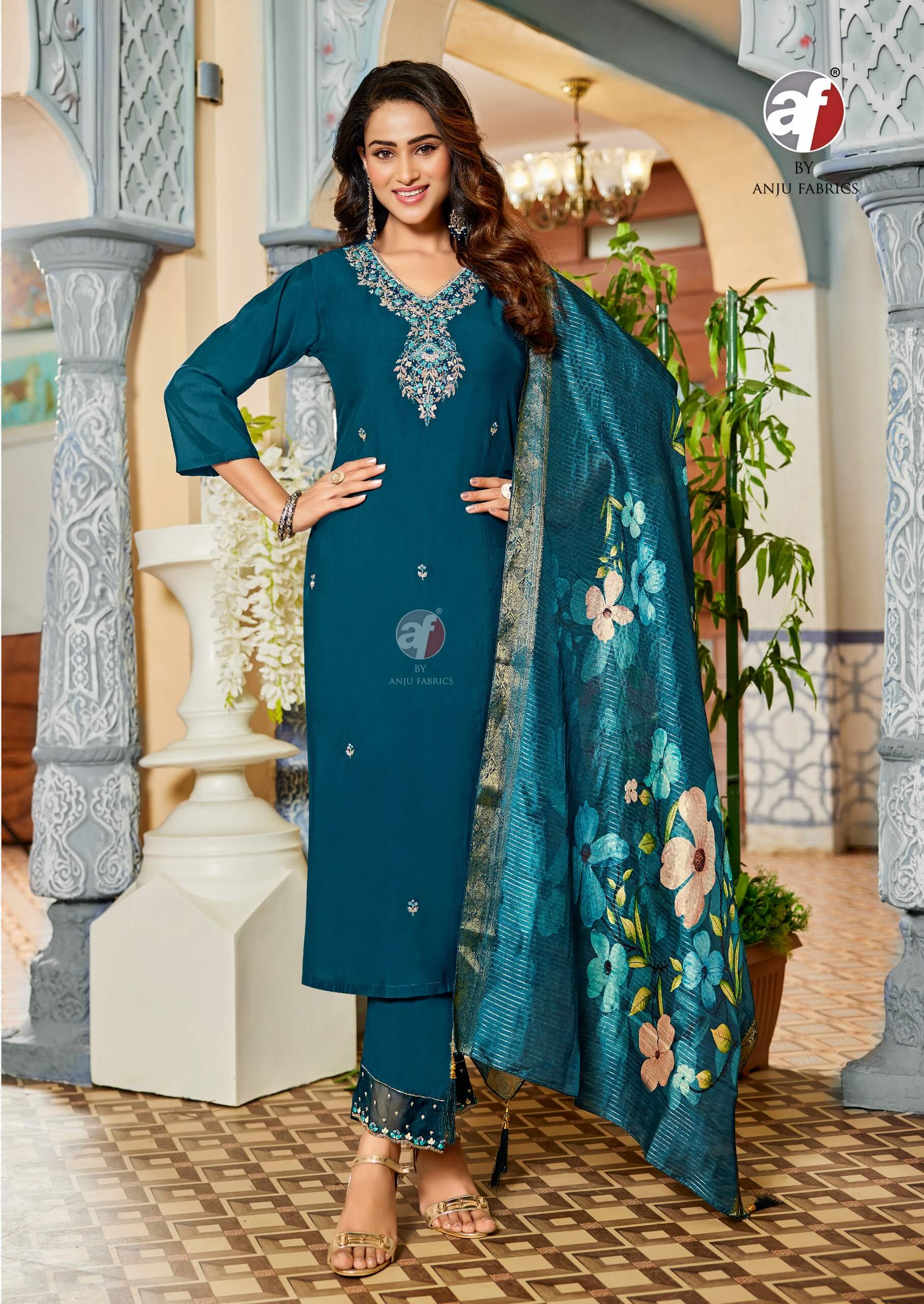 Anju Fabrics Mayra Vol 8 Readymade Dress Catalog collection 4