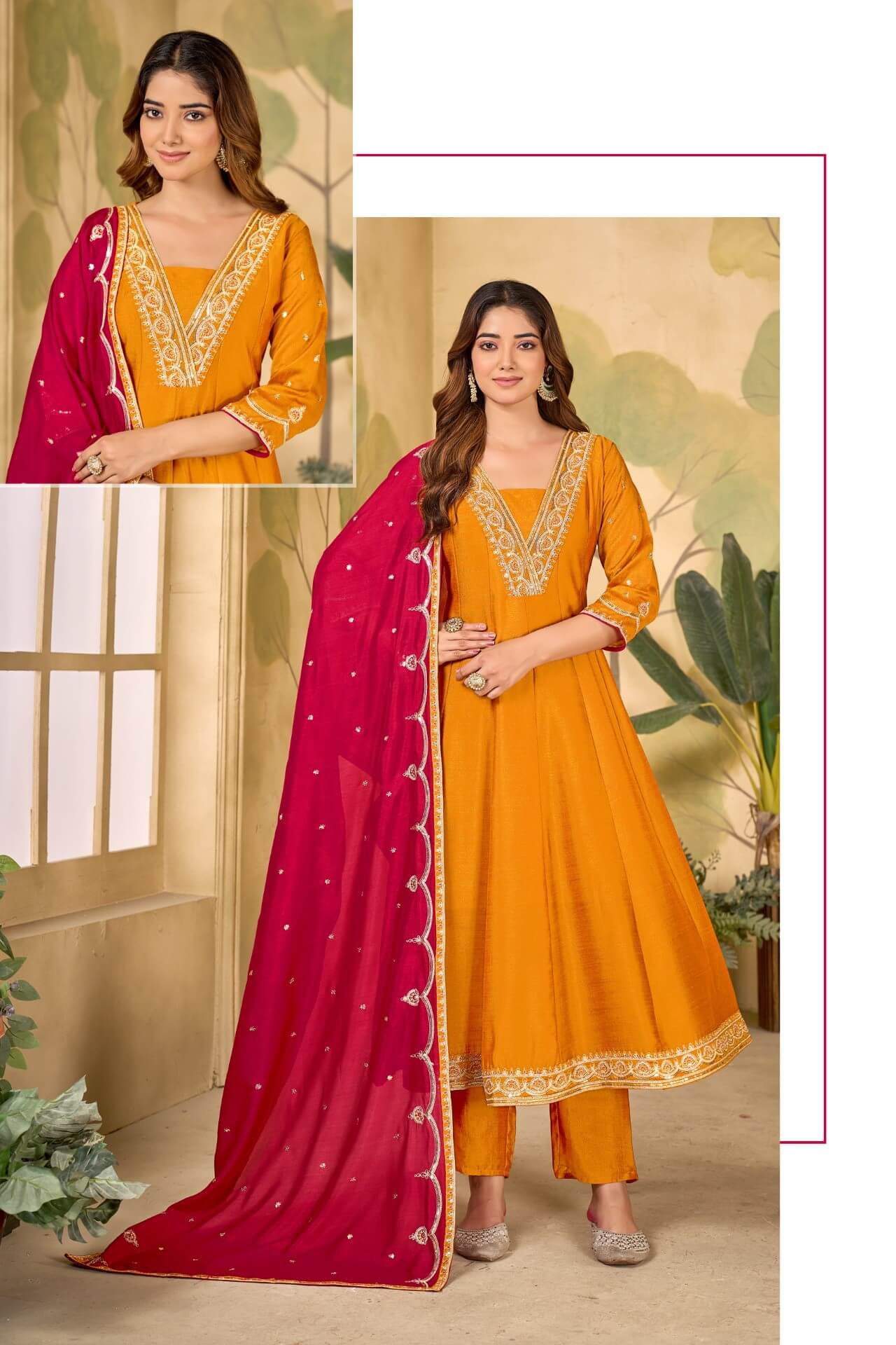 Reevika Yellgreen Readymade Dress Size Set collection 2