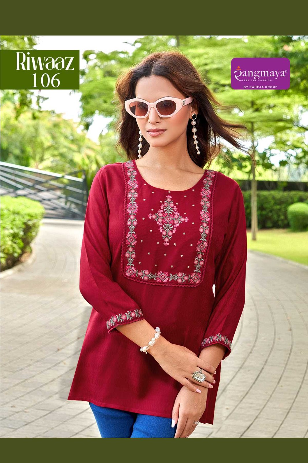 Rangmaya Riwaaz Ladies Tops Catalog collection 3
