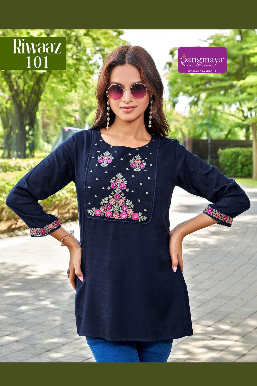 Rangmaya Riwaaz Ladies Tops Catalog collection 5