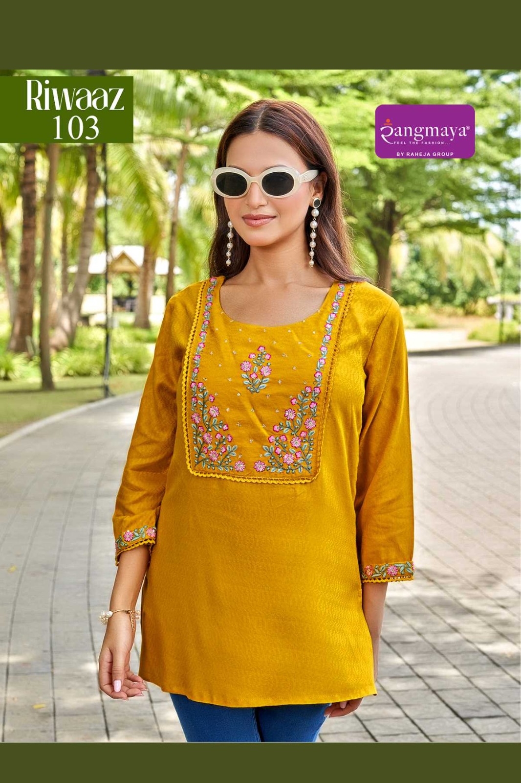 Rangmaya Riwaaz Ladies Tops Catalog collection 6