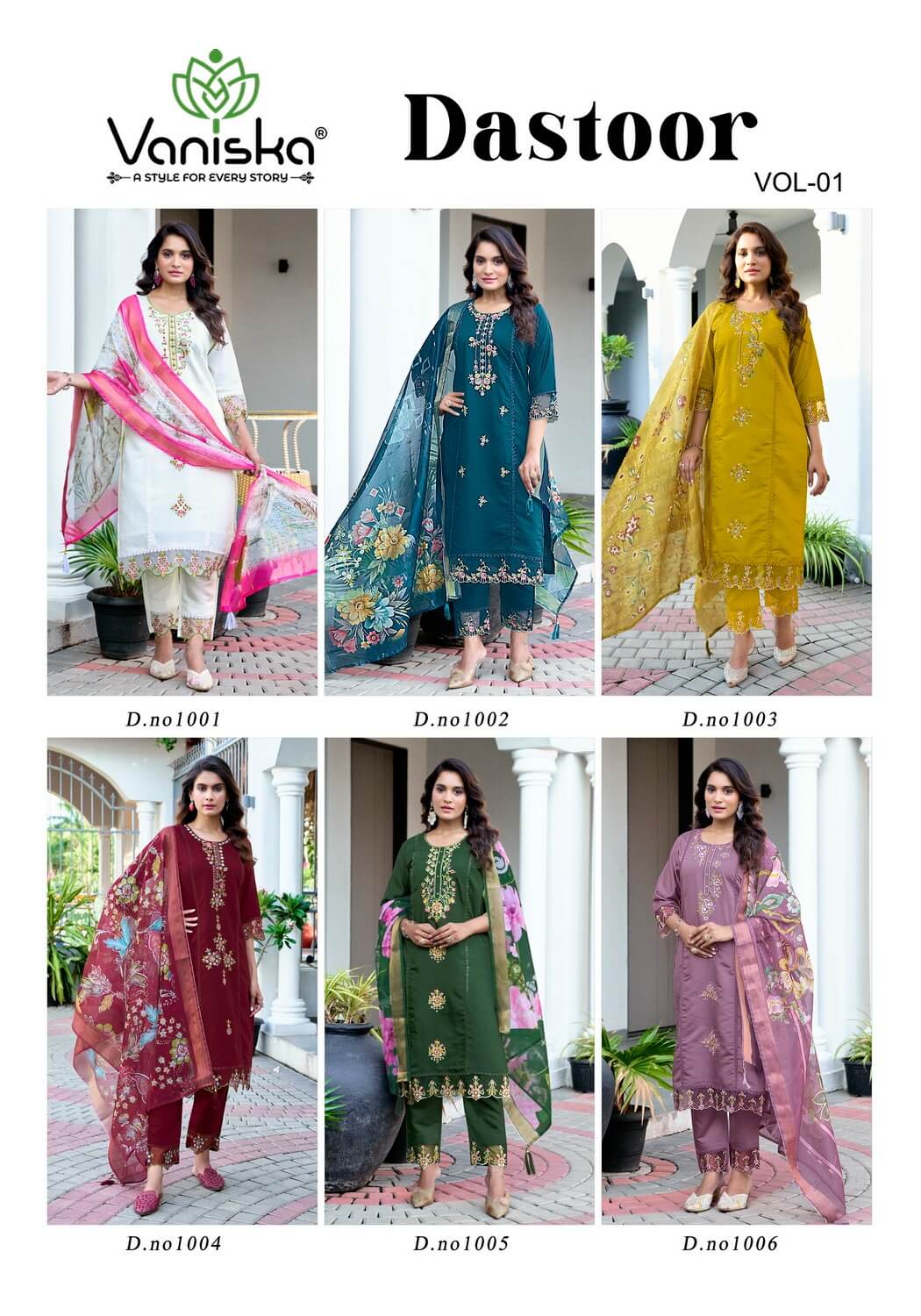 Vaniska Dastoor Vol 1 Readymade Dress Catalog collection 14