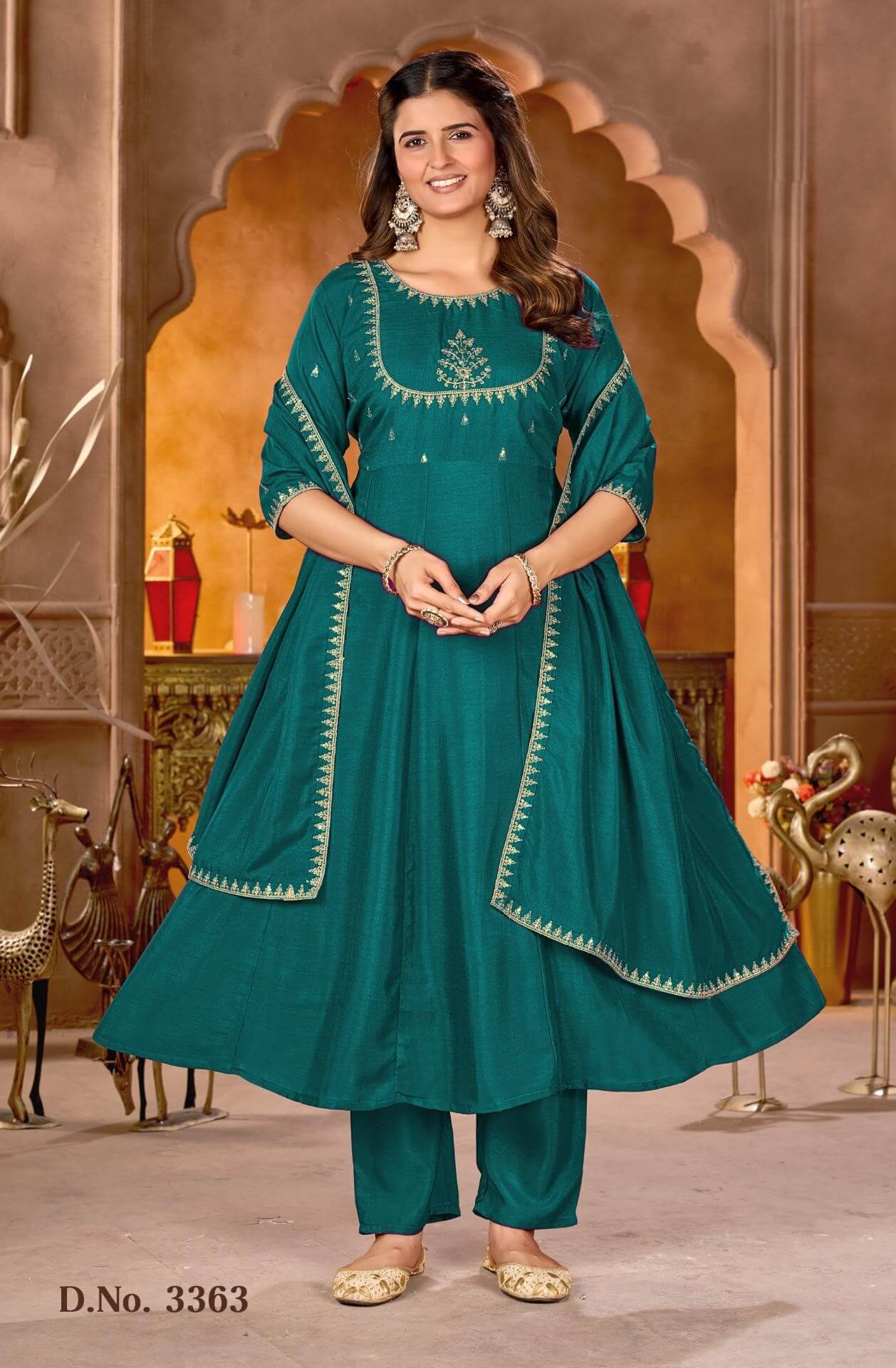 Reevika Super Embroidery Salwar Kameez Size Set collection 2
