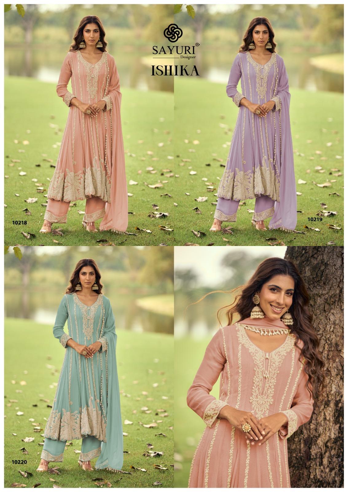 Sayuri Designer Ishika Wedding Party Salwar Suits Catalog collection 7