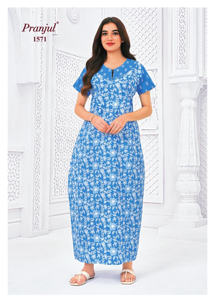 Pranjul Pragati Nighty Vol 15 Night Dress Catalog collection 1