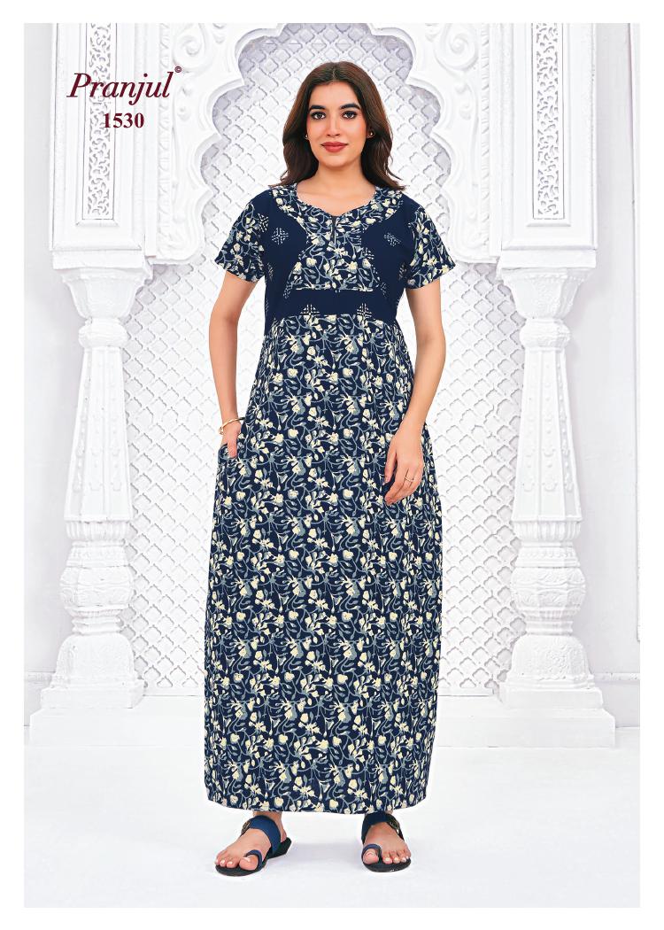 Pranjul Pragati Nighty Vol 15 XL Night Dress Catalog collection 4