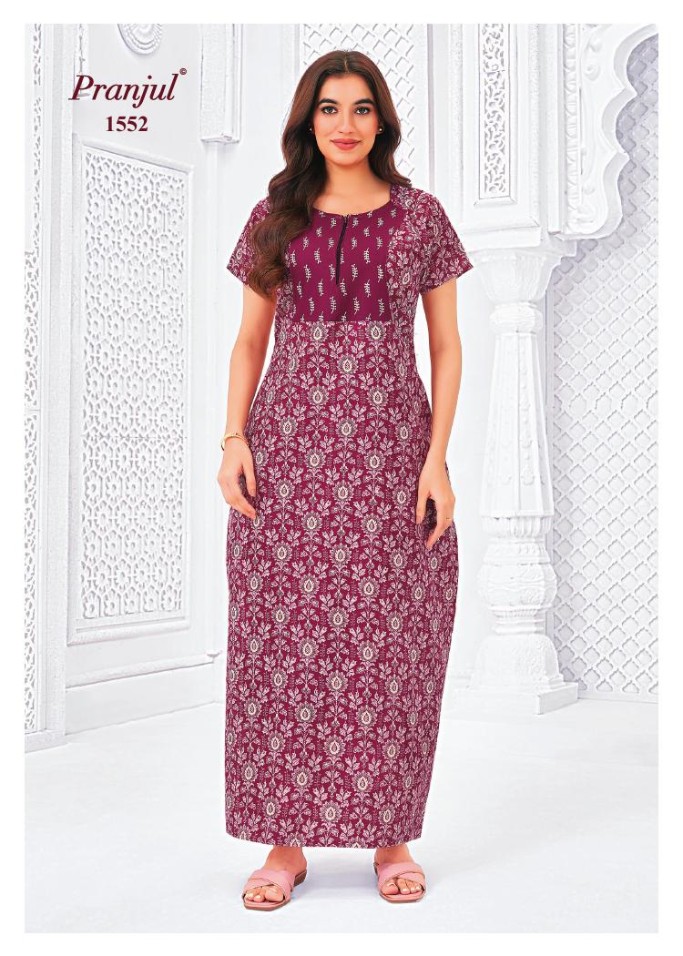 Pranjul Pragati Nighty Vol 15 Night Dress Catalog collection 7
