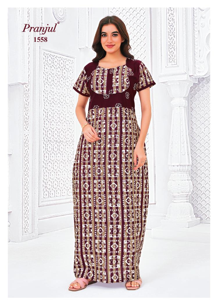 Pranjul Pragati Nighty Vol 15 Night Dress Catalog collection 4