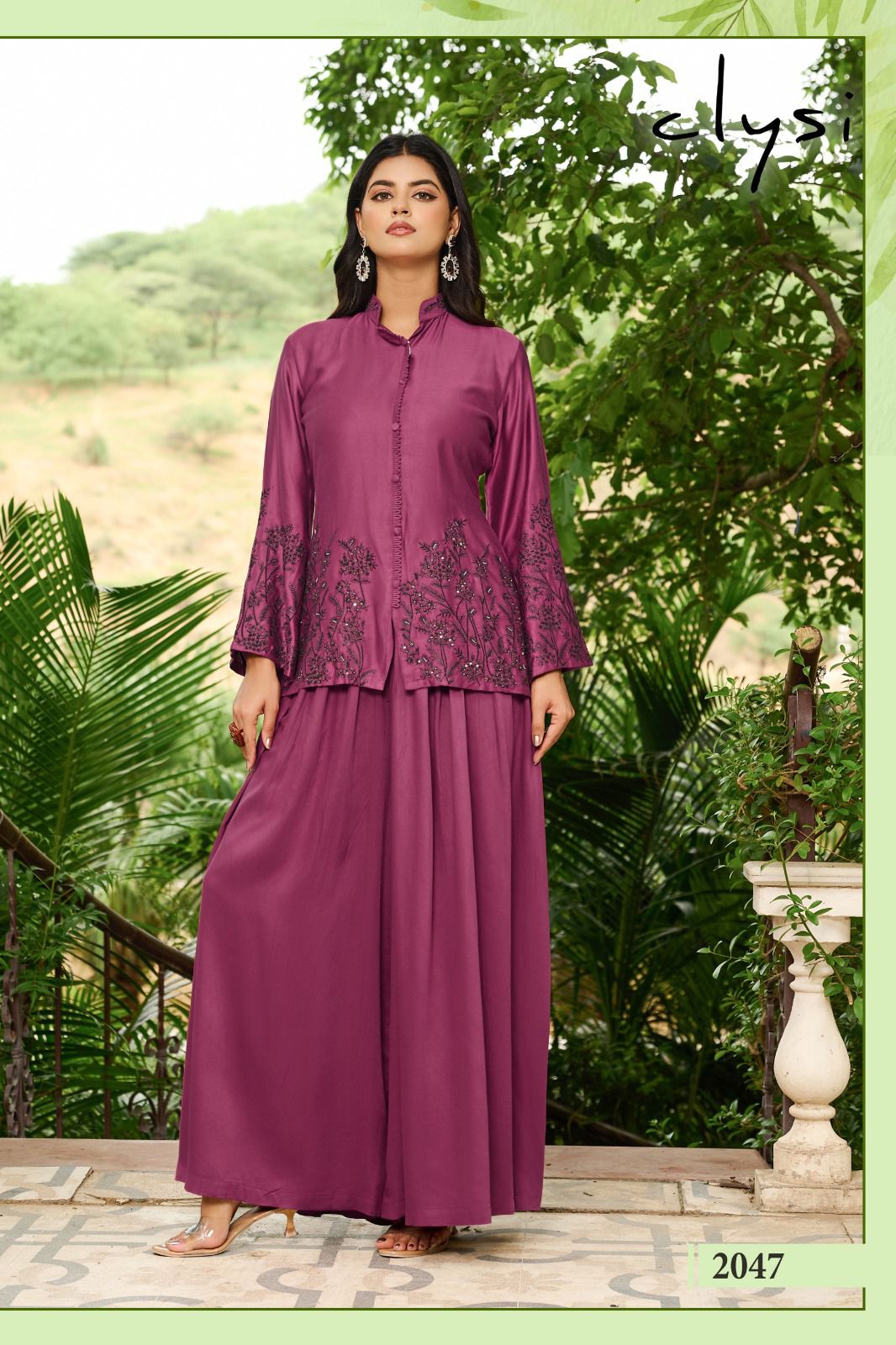 Clysi Luvika Kurti Palazzo Set Catalog collection 3