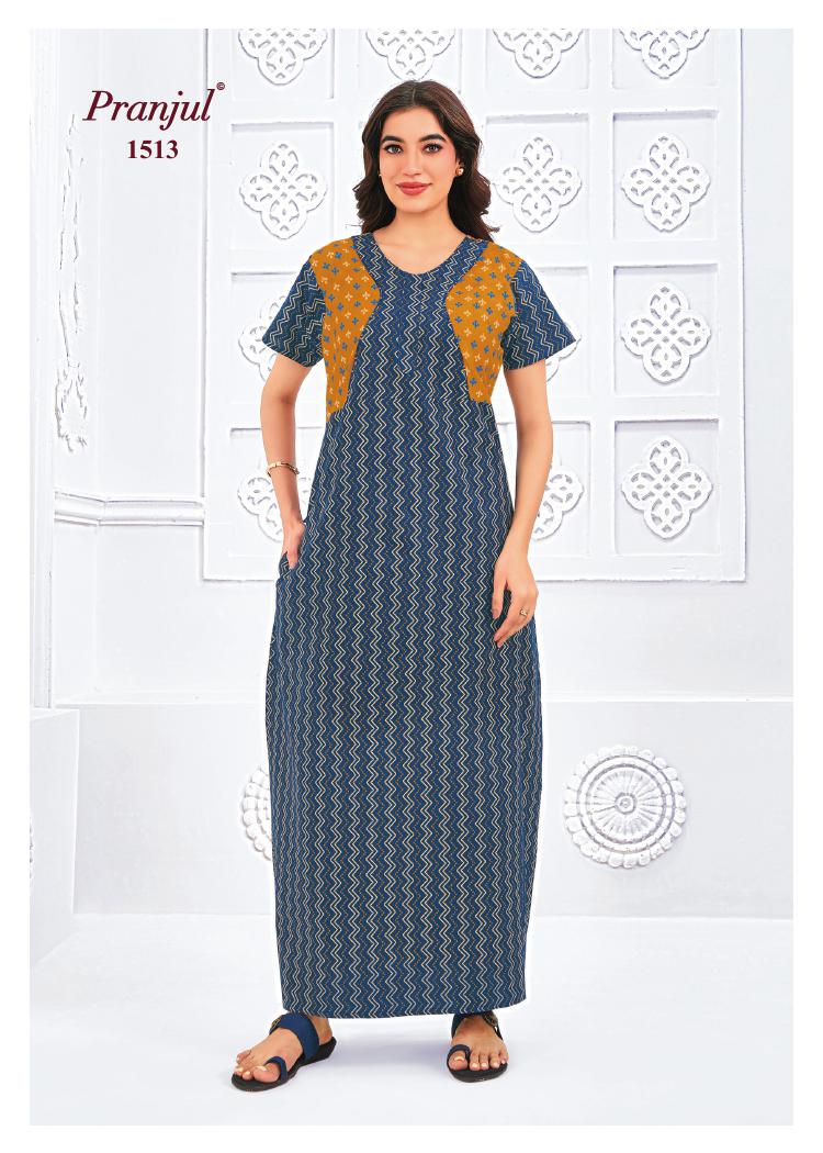 Pranjul Pragati Nighty Vol 15 2XL Night Dress Catalog collection 13