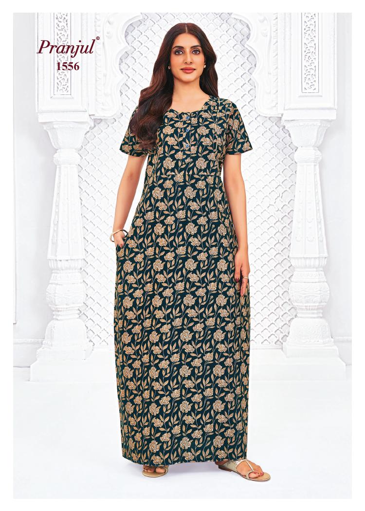 Pranjul Pragati Nighty Vol 15 XL Night Dress Catalog collection 9