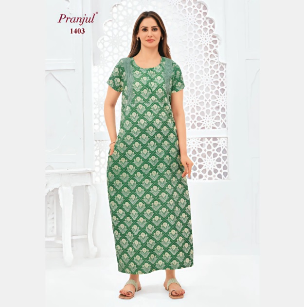 Pranjul Pragati Nighty Vol 15 2XL Night Dress Catalog collection 14