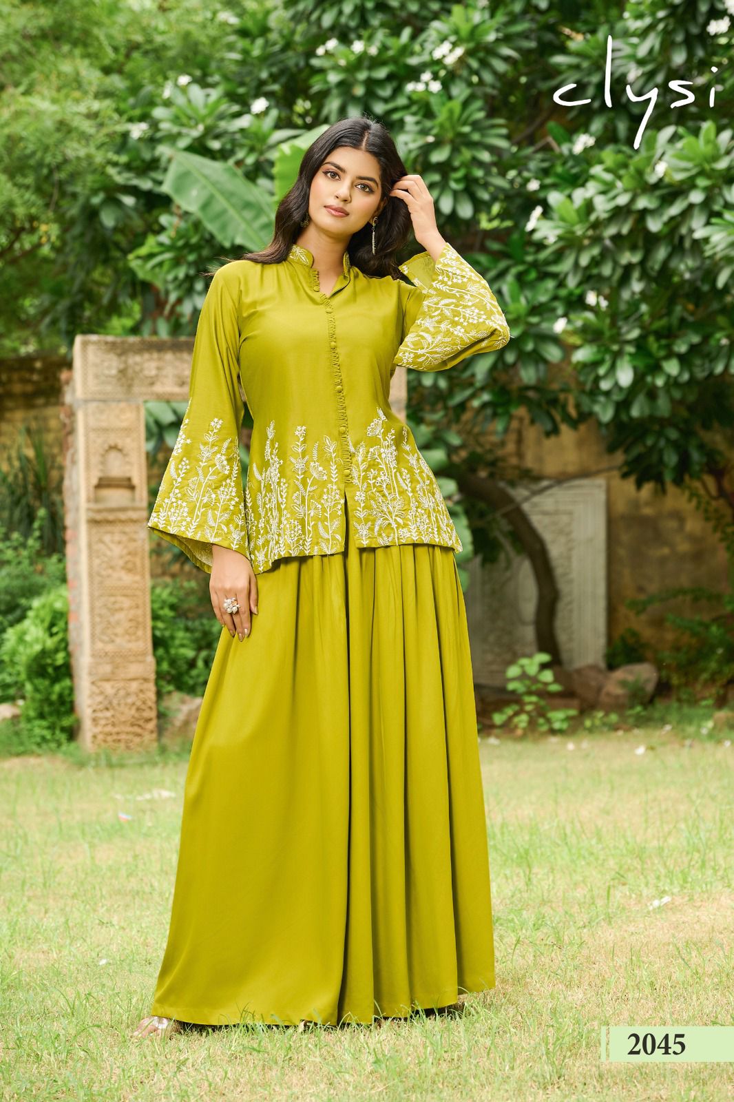 Clysi Luvika Kurti Palazzo Set Catalog collection 7