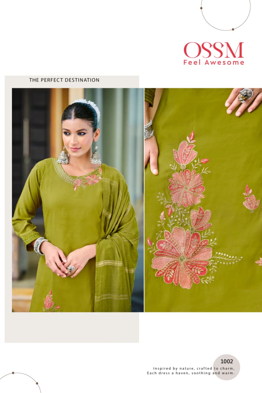 Ossm Geet Embroidery Salwar Kameez Catalog collection 3
