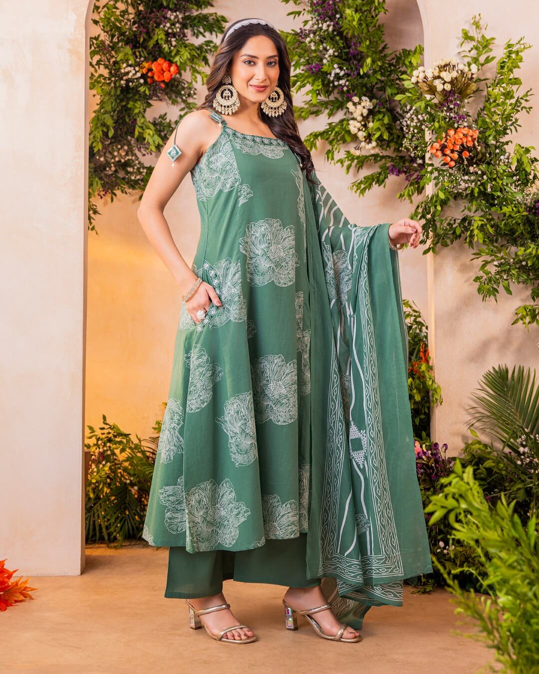 Reevika Combo Cotton Salwar Kameez Size Set collection 4