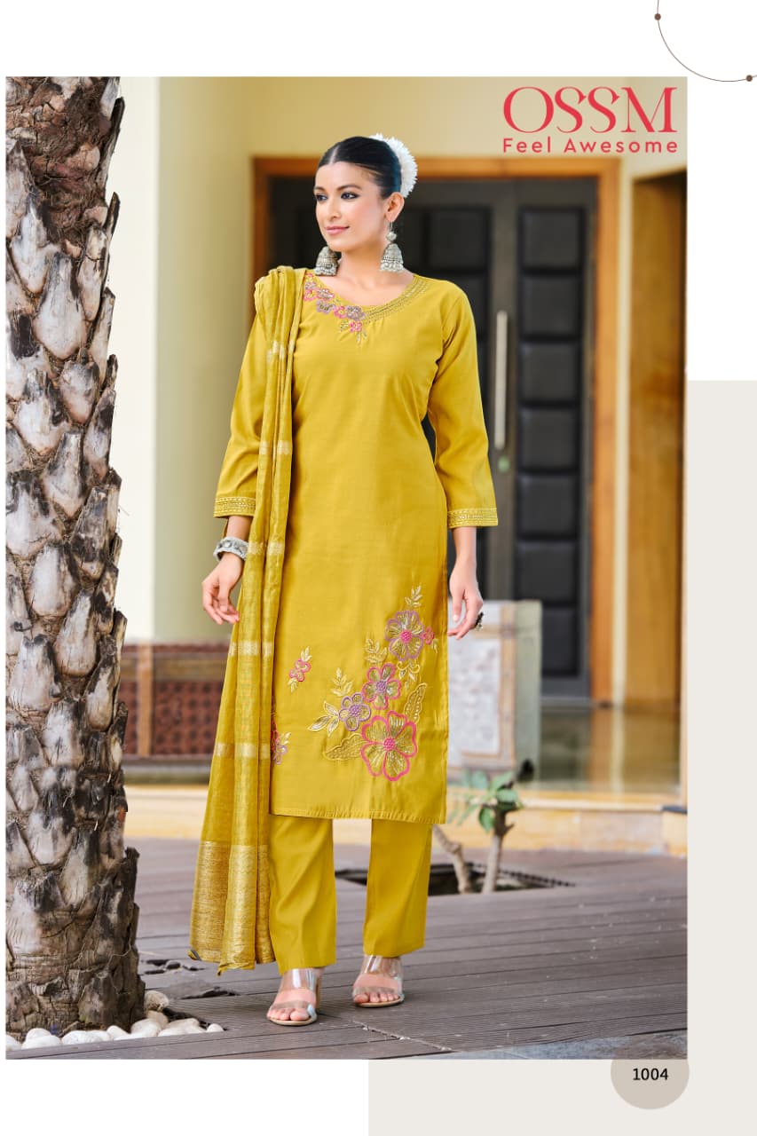 Ossm Geet Embroidery Salwar Kameez Catalog collection 1