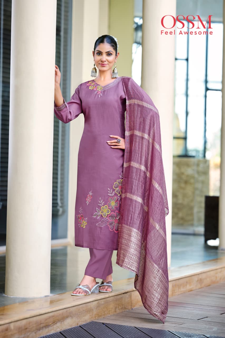 Ossm Geet Embroidery Salwar Kameez Catalog collection 8
