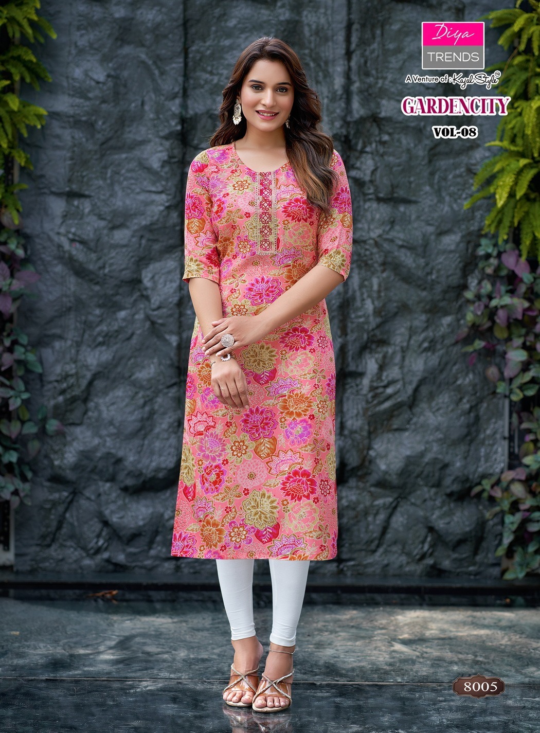 Diya Trends Gardencity Vol 8 One Piece Dress Size Set collection 10