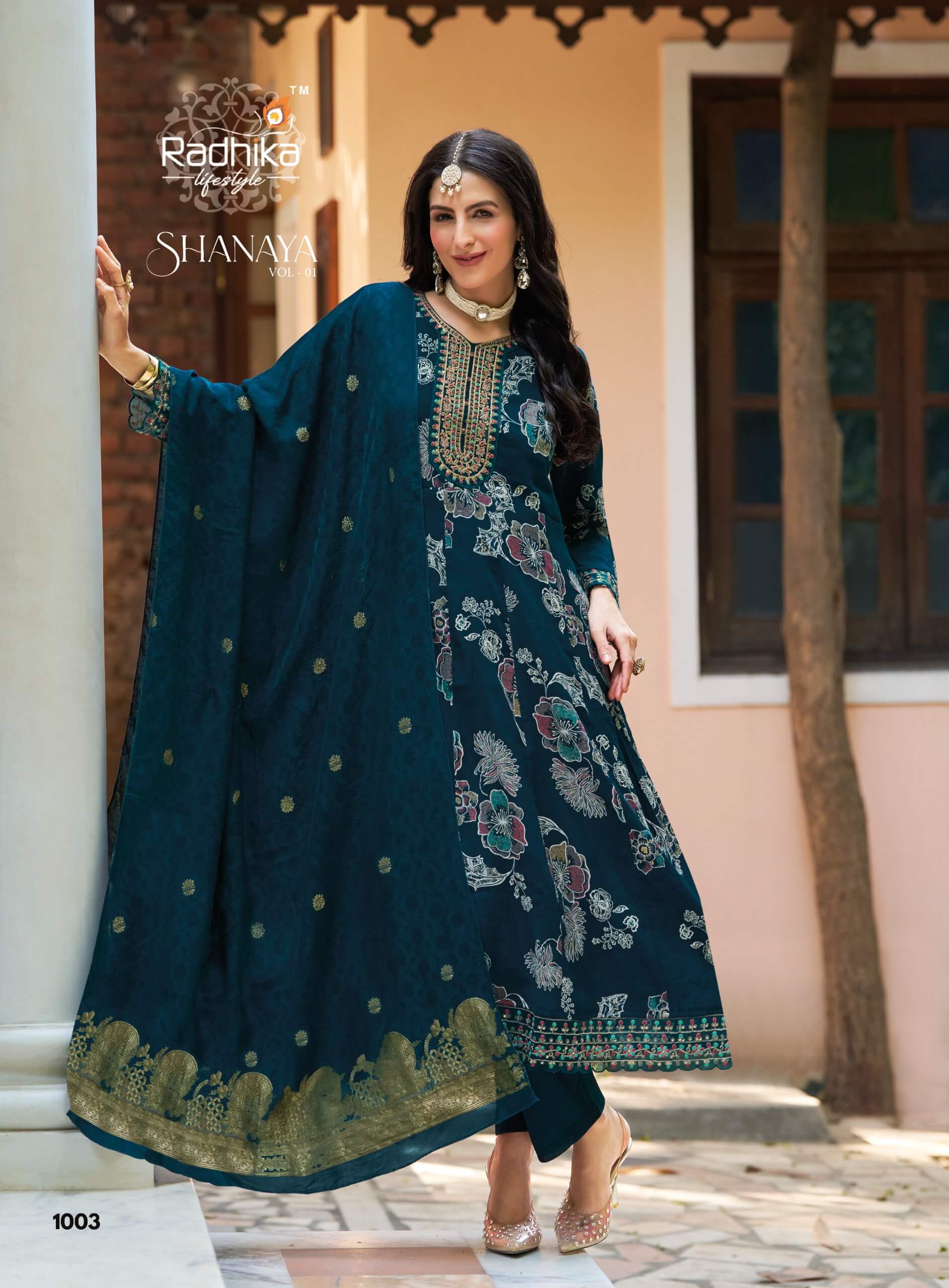 Radhika Lifestyle Shanaya 1 Printed Salwar Kameez Catalog collection 5