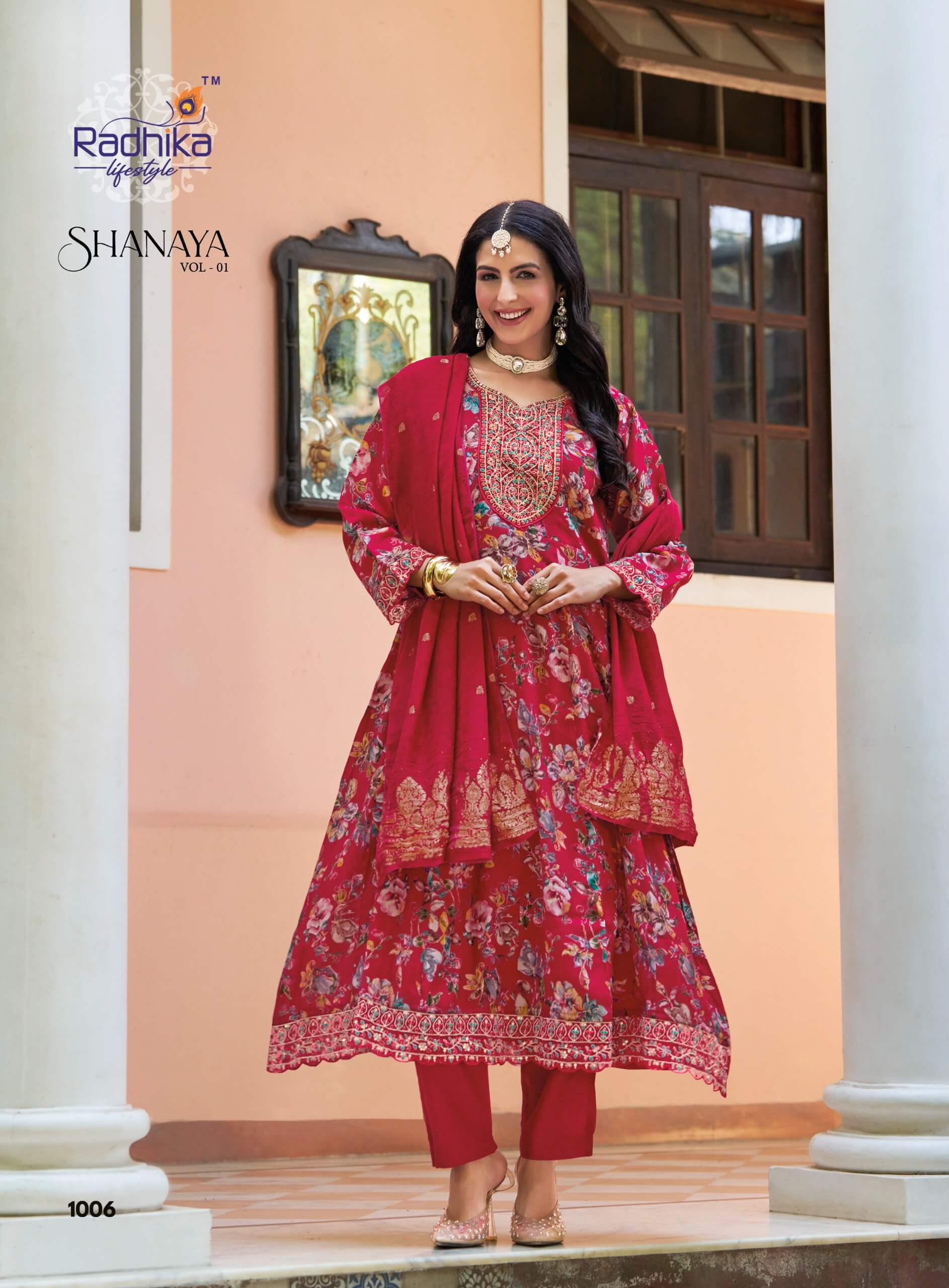 Radhika Lifestyle Shanaya 1 Printed Salwar Kameez Catalog collection 12