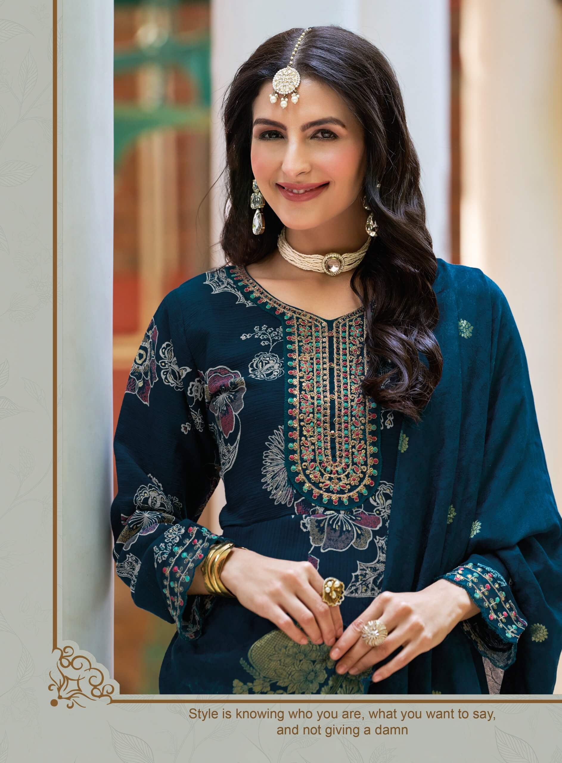 Radhika Lifestyle Shanaya 1 Printed Salwar Kameez Catalog collection 4