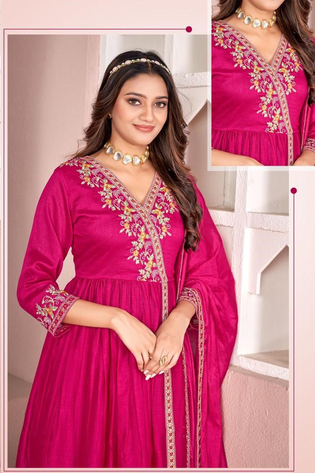 Reevika Dno 3163 Embroidery Salwar Kameez Size Set collection 4