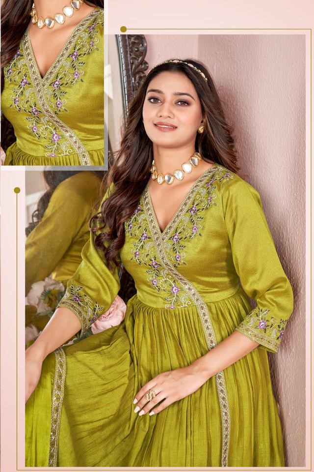 Reevika Dno 3163 Embroidery Salwar Kameez Size Set collection 8