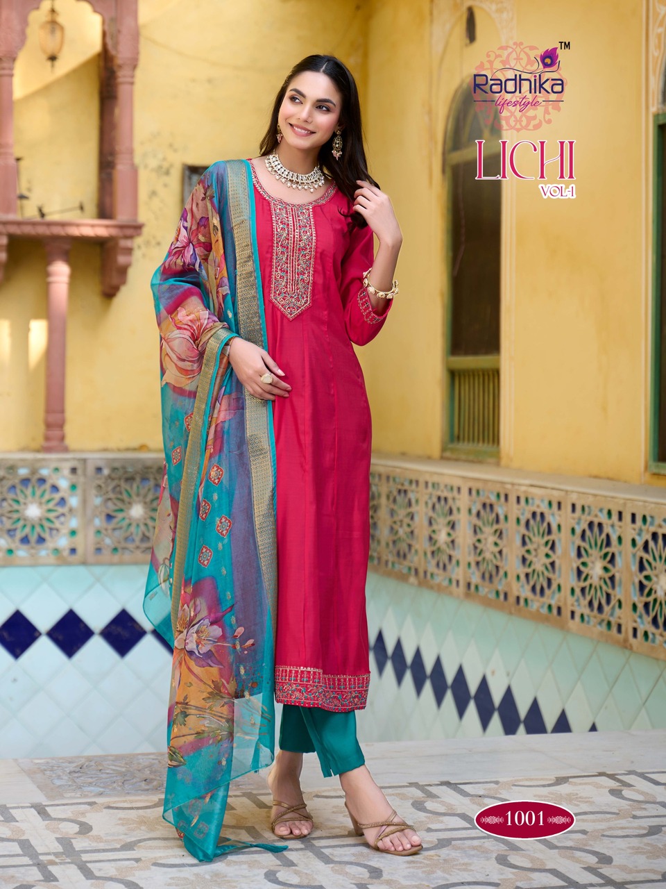 Radhika Lifestyle Lichi Vol 1 Anarkali Suits Catalog collection 9