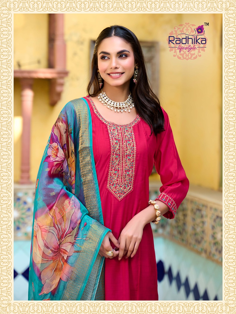 Radhika Lifestyle Lichi Vol 1 Anarkali Suits Catalog collection 8