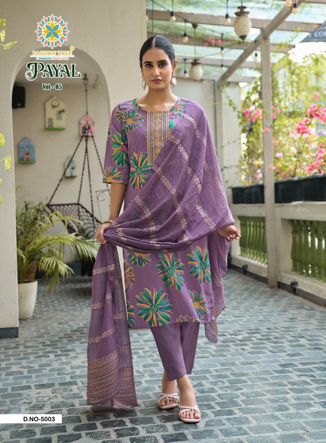 Passion Tree Payal Vol 5 Readymade Dress Catalog collection 6