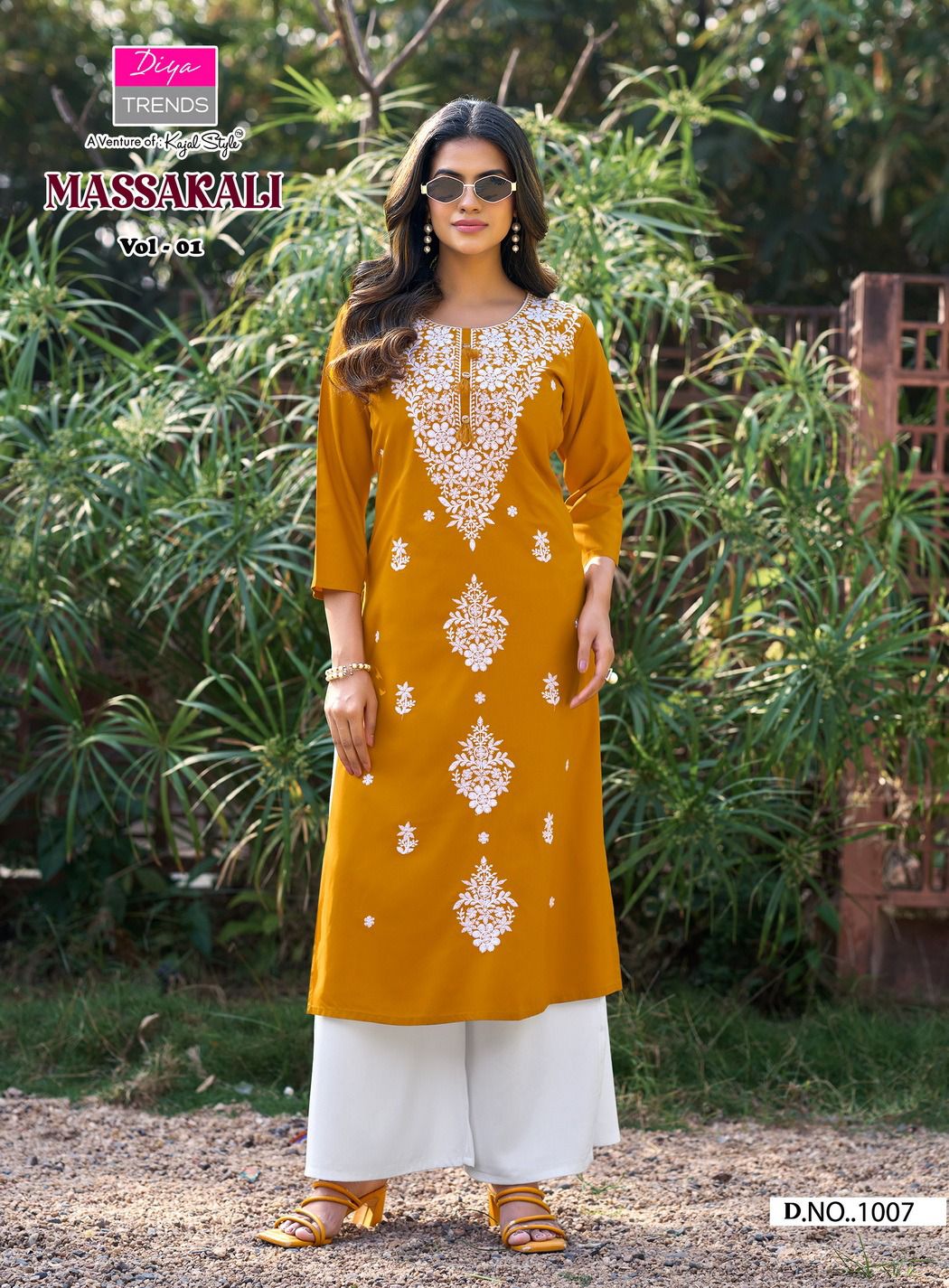 Diya Trends Kurti Massakali Kurti Palazzo Set Catalog collection 2