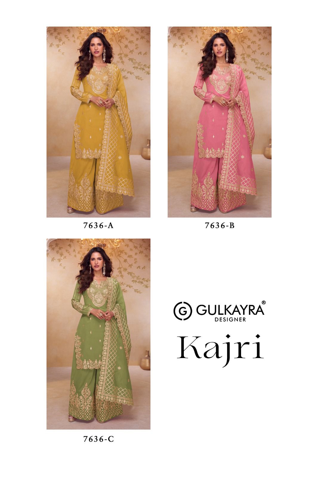 Gulkayra Kajri Embroidery Salwar Kameez Catalog collection 8
