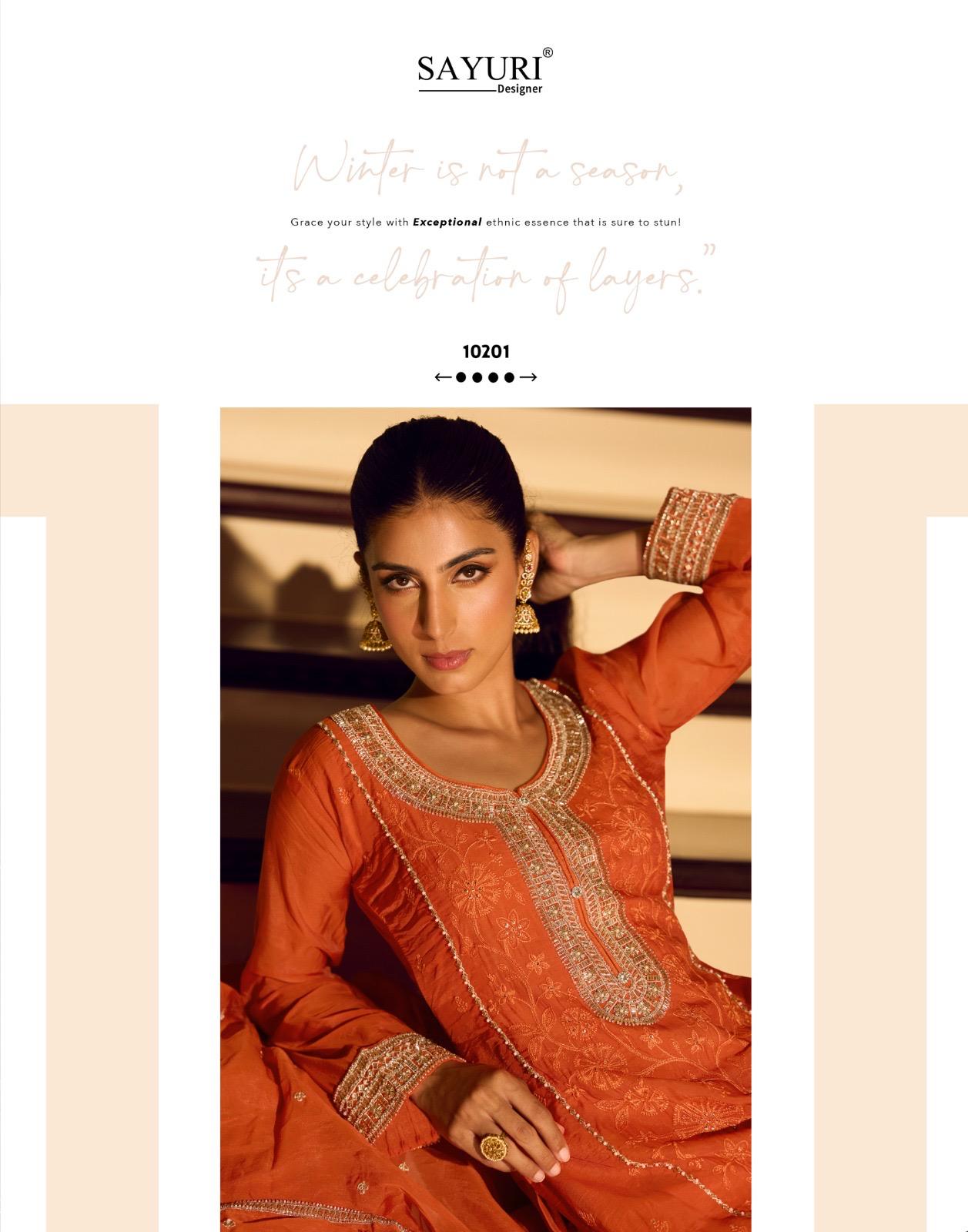 Sayuri Designer Kanchan Designer Suits Catalog collection 5