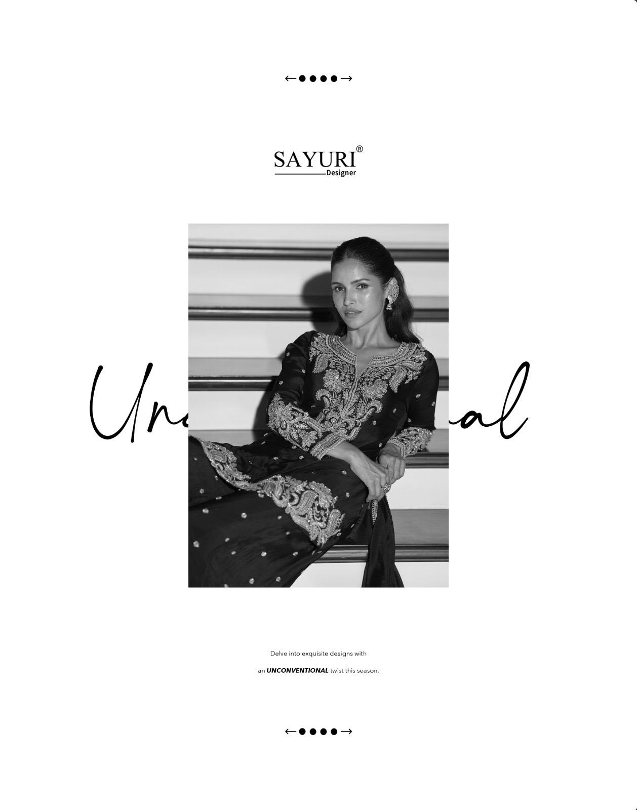 Sayuri Designer Kanchan Designer Suits Catalog collection 10