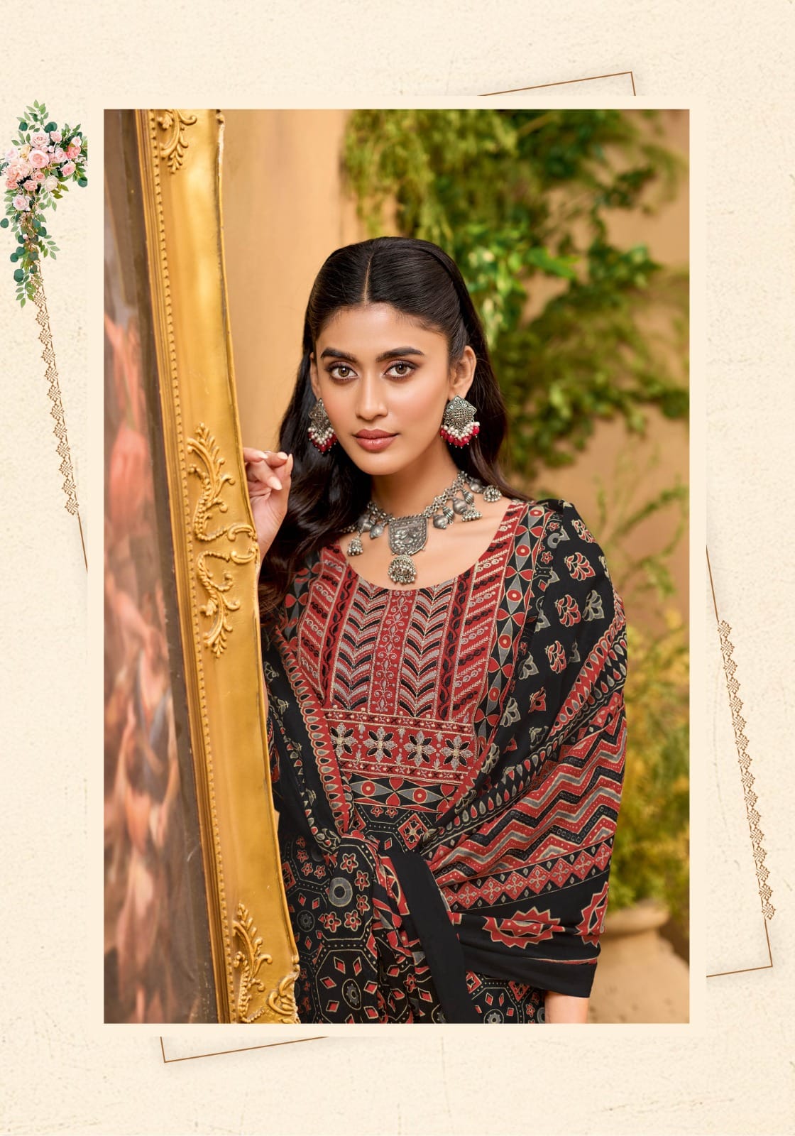 Mayur Ajarakh Vol 10 Cotton Salwar Kameez Catalog collection 17