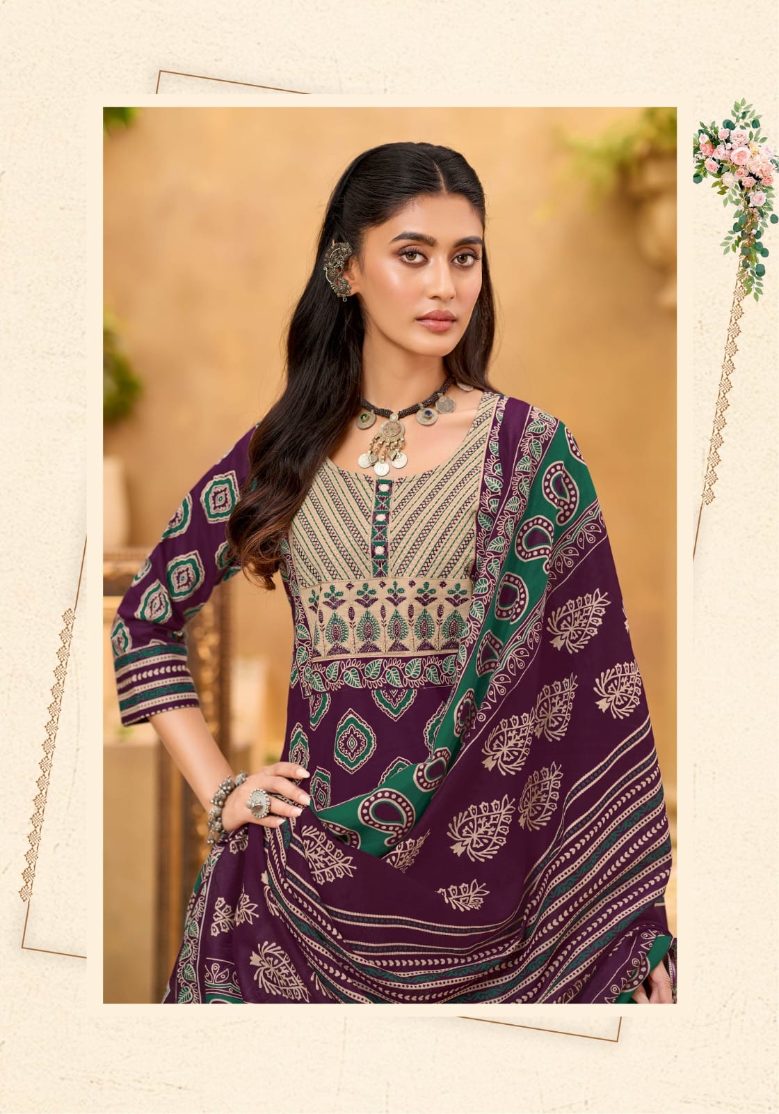 Mayur Ajarakh Vol 10 Cotton Salwar Kameez Catalog collection 18