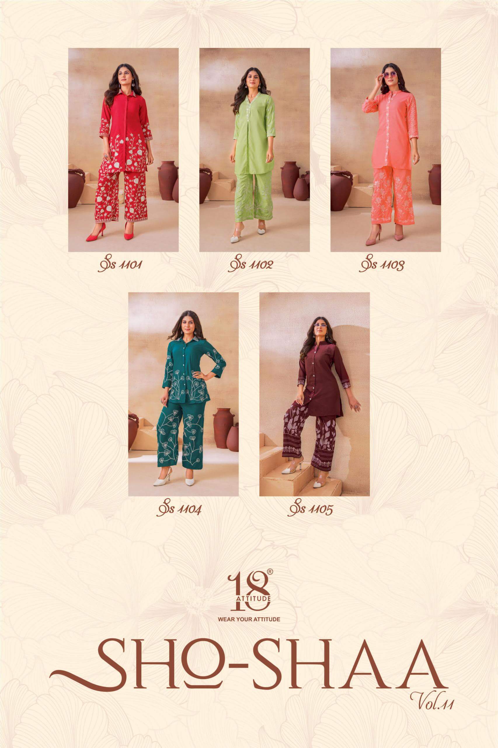 18 Attitude Sho Shaa Vol 11 Co Ord Set Catalog collection 3