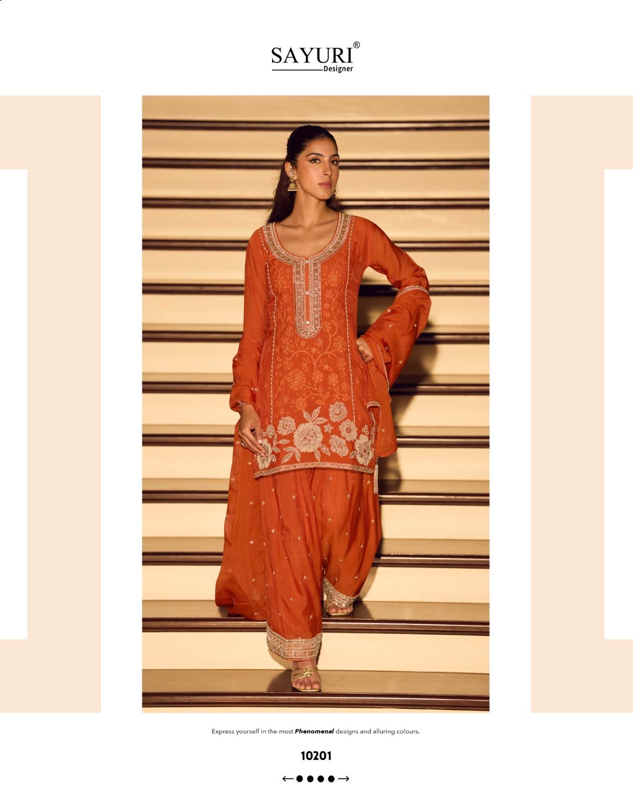 Sayuri Designer Kanchan Designer Suits Catalog collection 4