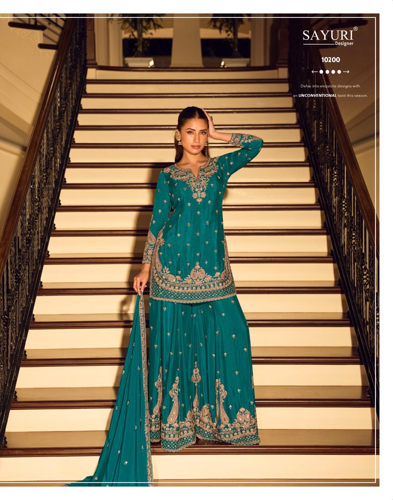 Sayuri Designer Kanchan Designer Suits Catalog collection 7