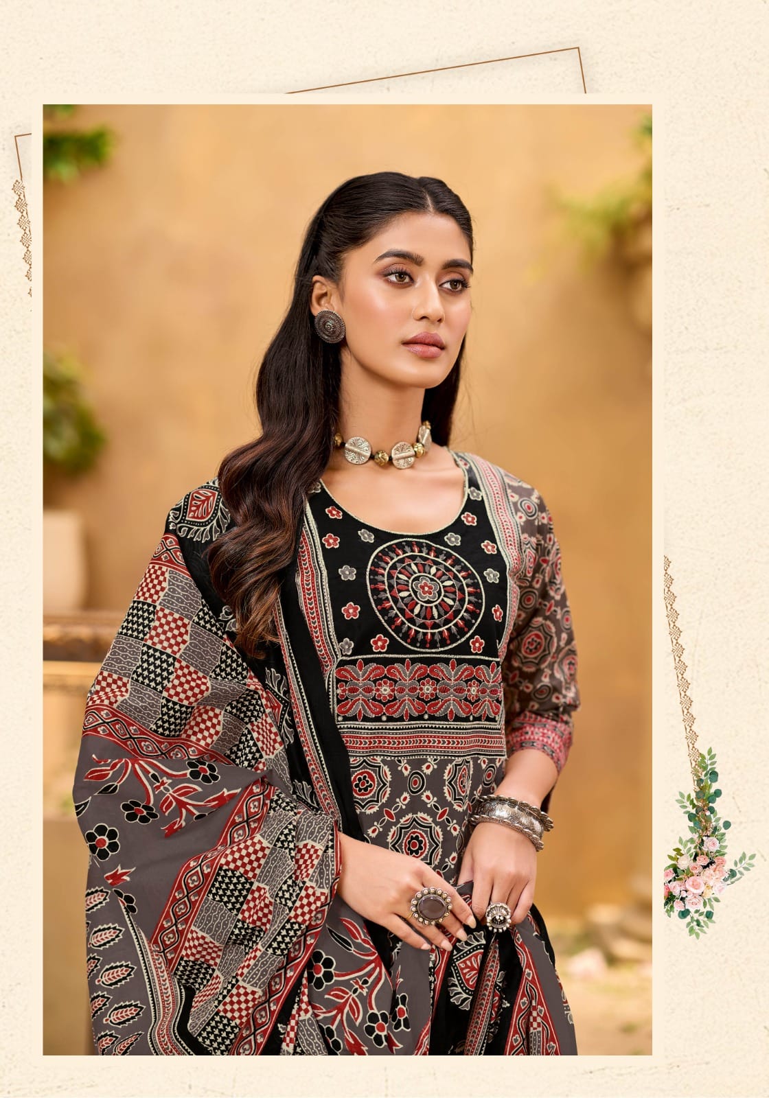 Mayur Ajarakh Vol 10 Cotton Salwar Kameez Catalog collection 13