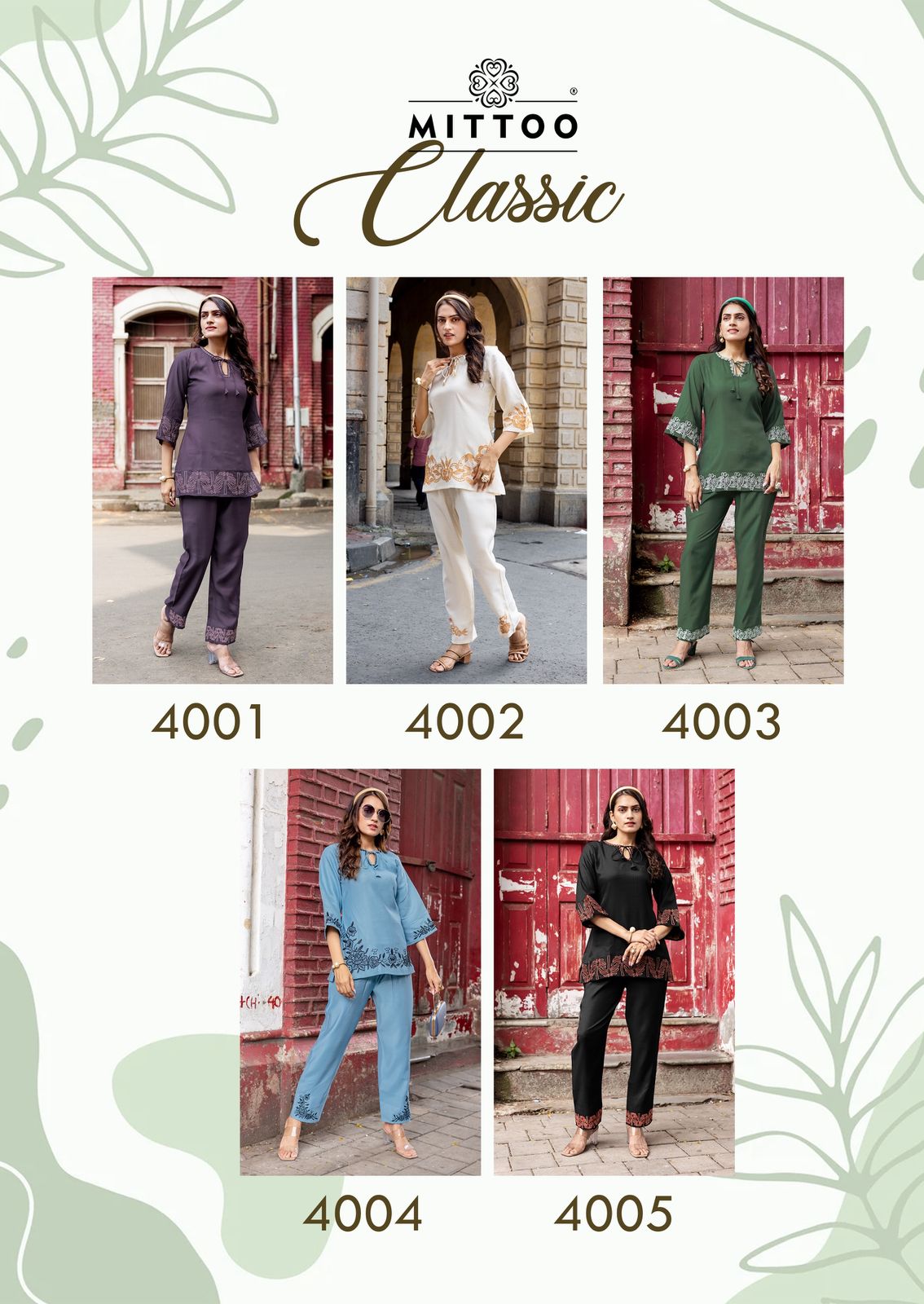 Mittoo Kurti Classic Co Ord Set Catalog collection 10